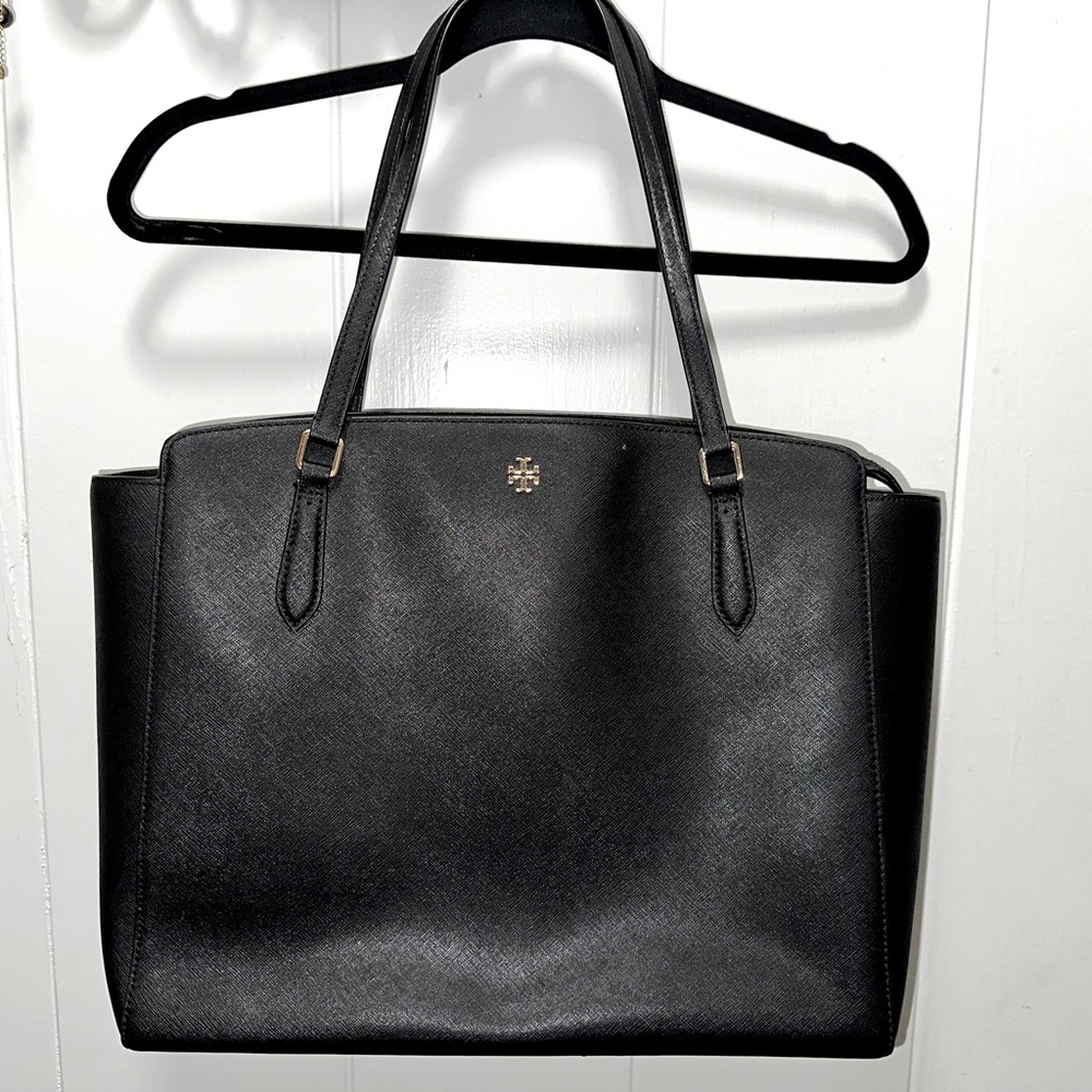 Black Tory Burch tote bag